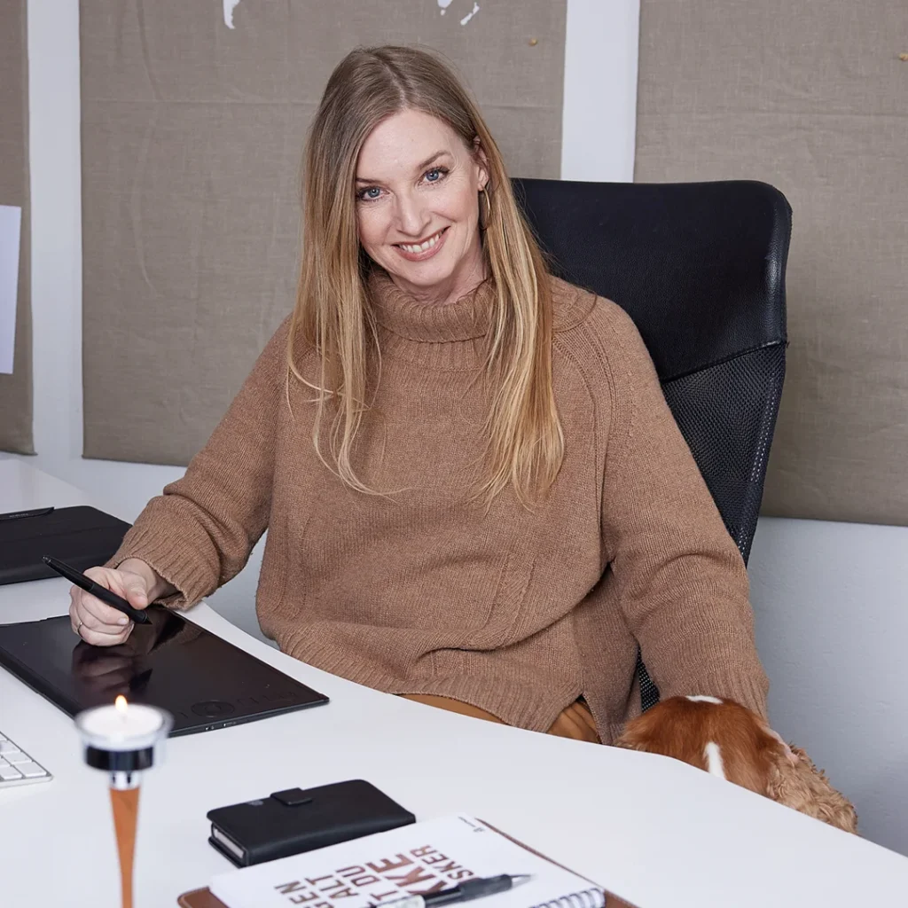 Illustrator og grafiker Maria Gimm Feltendal, der er founder og tegner hos Original Lines